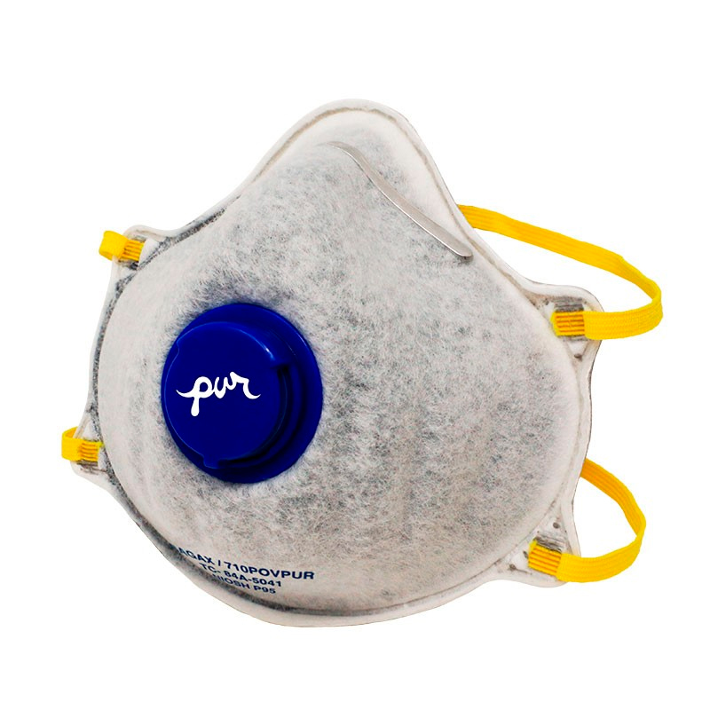Respirador descartable con válvula PR-710POVPUR