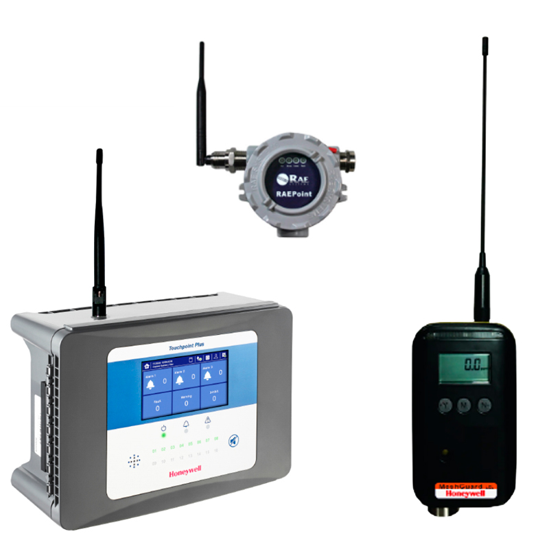 Detector de gas inalámbrico alimentado con batería