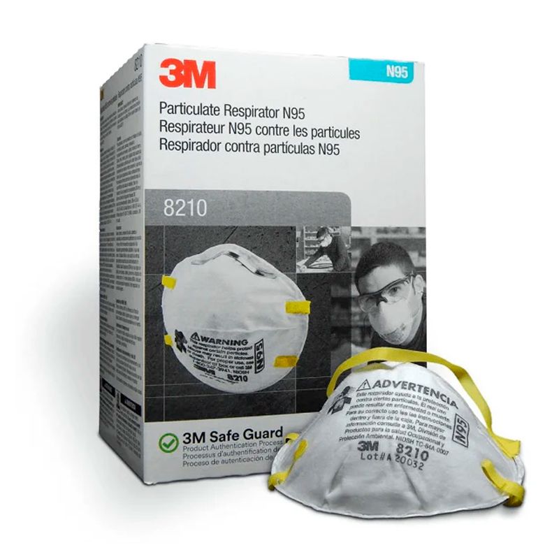 Respirador 8210 (N95) PR-8210